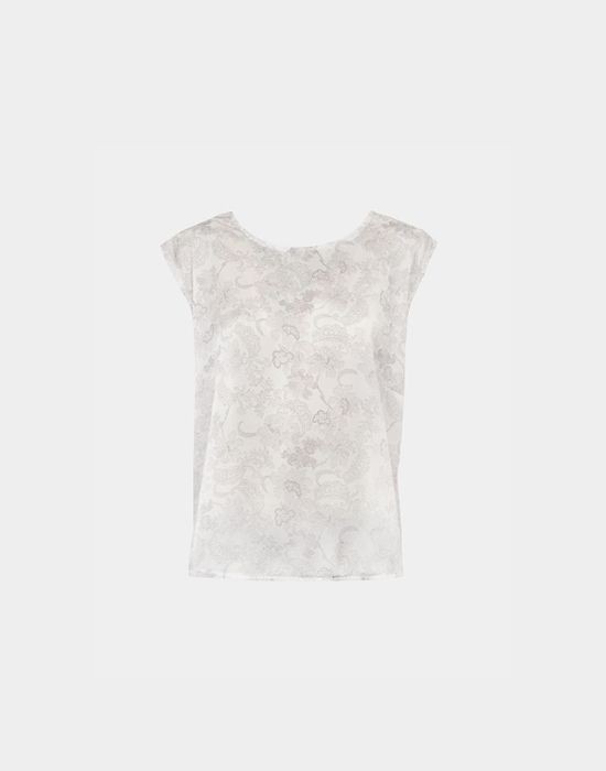 Picture of Print satin blouse