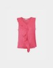 Picture of Frilled satin blouse