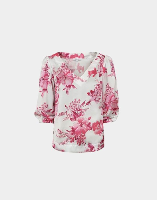 Picture of Floral bouquet print blouse