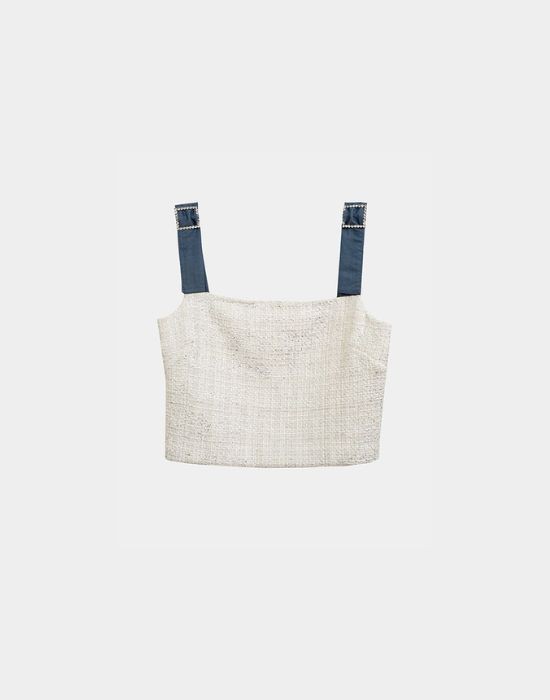 Picture of Denim detailed top