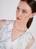 Picture of Embroidered linen cotton blend dress