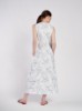 Picture of Embroidered linen cotton blend dress