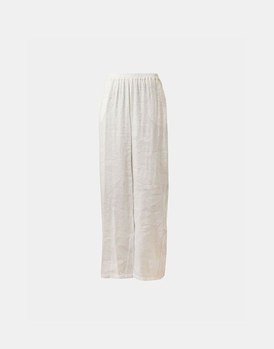 Picture of Embroidered linen trousers