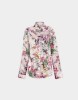 Picture of Floral print satin shirt