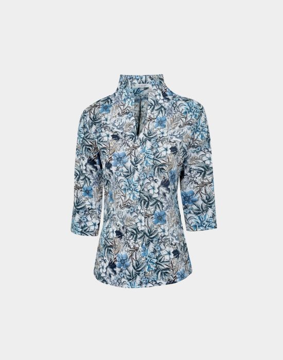 Picture of Poplin floral print shirt