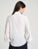 Picture of Silk crepe shirt with ruffles