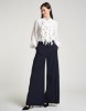 Picture of Silk crepe shirt with ruffles