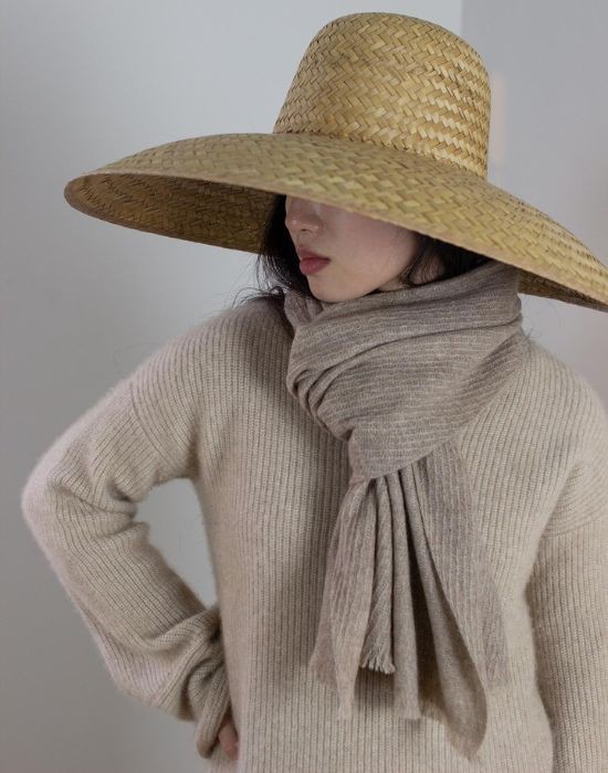 Picture of Rib cashmere scarf