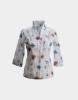 Picture of Floral print broderie anglaise shirt