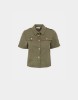 Picture of Cropped military shirt
