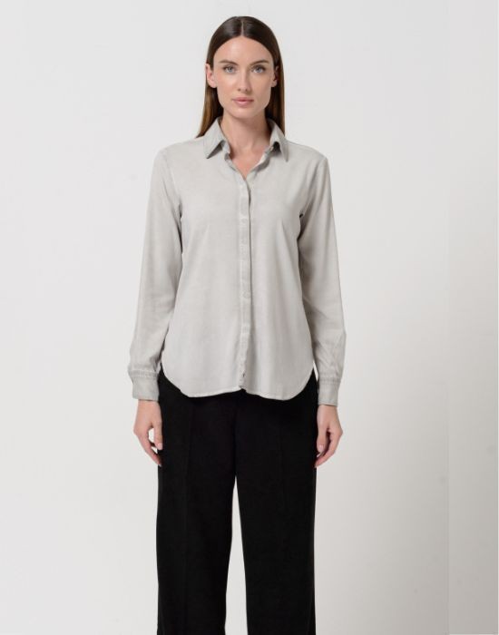 Εικόνα της Πουκάμισο σε twill βισκόζη