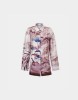 Picture of Floral print satin shirt