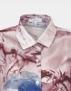 Picture of Floral print satin shirt