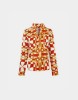 Picture of Belt print cotton poplin shirt