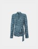Picture of Dot print shirt with scarf