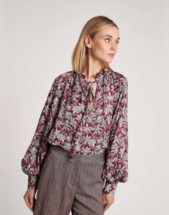 Picture of Viscose twill blouse