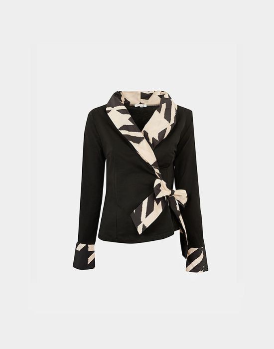 Picture of Cotton jersey and techno-taffeta shirt