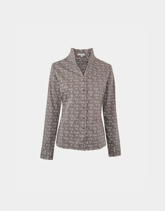 Picture of Micro-print cotton shirt