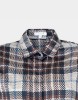 Picture of Plaid print satin shirt