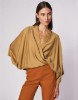 Picture of Viscose twill wrap shirt