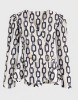 Picture of Chain print drape shirt