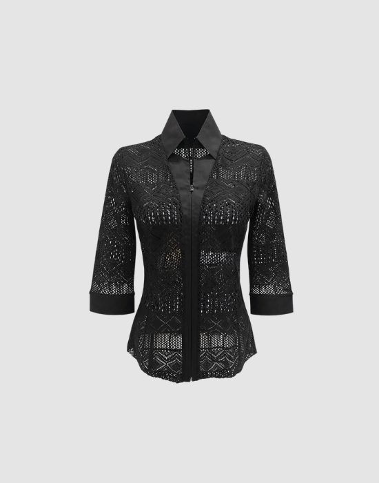 Εικόνα της Meryl δαντελένιο πουκάμισο