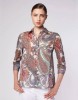 Picture of Paisley print cotton voile shirt