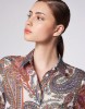 Picture of Paisley print cotton voile shirt