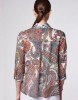 Picture of Paisley print cotton voile shirt