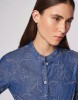 Picture of Embroidered denim dress