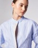 Picture of Contrast striped poplin shirt
