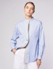 Picture of Contrast striped poplin shirt