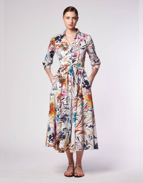 Picture of Floral cotton dress