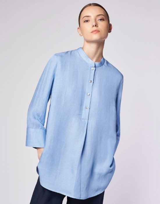 Picture of Linen shantung shirt