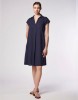 Picture of Fluid linen-viscose dress