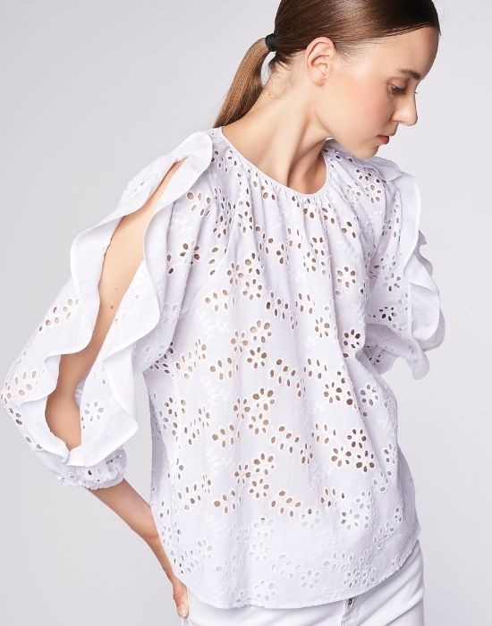 Picture of Broderie Anglaise blouse
