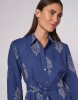 Picture of Linen embroidered shirtdress