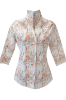 Picture of Floral muslin shirt