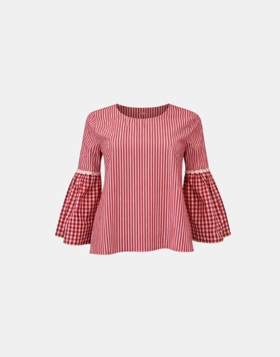 Picture of Mix and match strip blouse