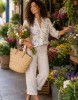 Picture of Floral muslin shirt