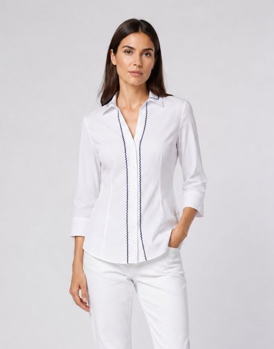 Picture of Embroidered cotton shirt