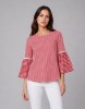 Picture of Mix and match strip blouse