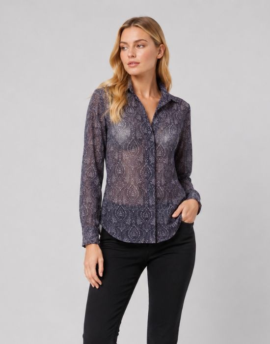 Εικόνα της Ζορζέτα jacquard πουκάμισο