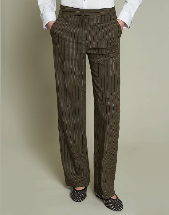 Picture of Viscose striped trousers