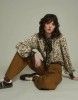 Picture of Floral print silk satin shirt