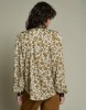 Picture of Floral print silk satin shirt