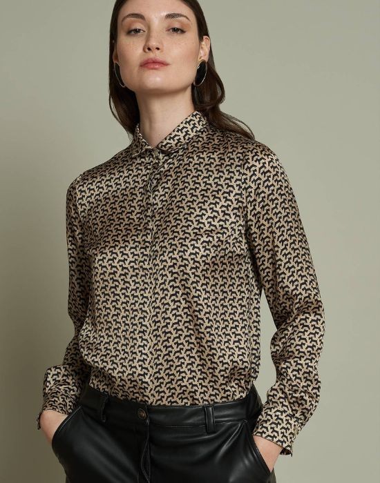 Picture of Viscose satin shirt