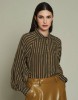 Picture of Chiffon viscose striped shirt