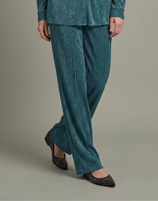 Picture of Loose velvet lurex pants