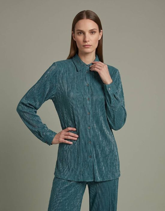 Picture of Comfort velvet lurex shirt